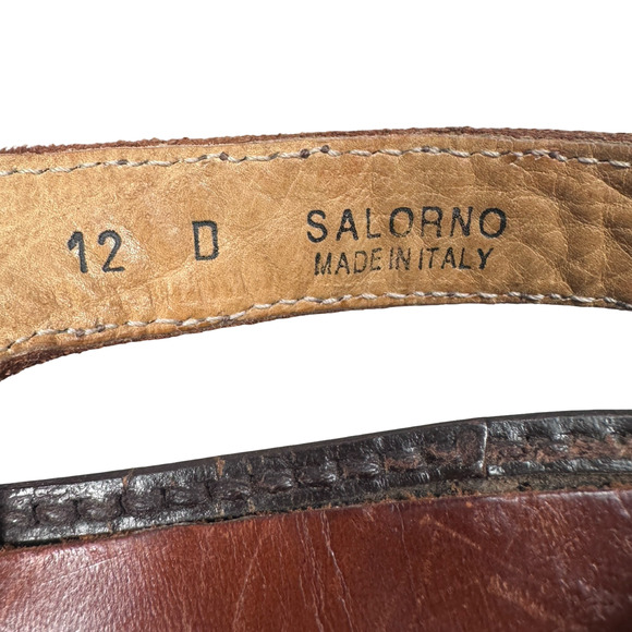 Bally Salorno Sandals Men’s US 12 D Brown Leather Fisherman Open Toe Slingback - Picture 8 of 8